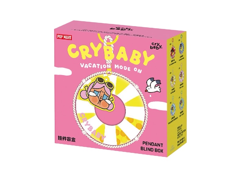 [新品][BOX] CRYBABY VACATION MODE ON CRYBABY Vacation Mode On Series-Vinyl Plush Pendant Blind Box