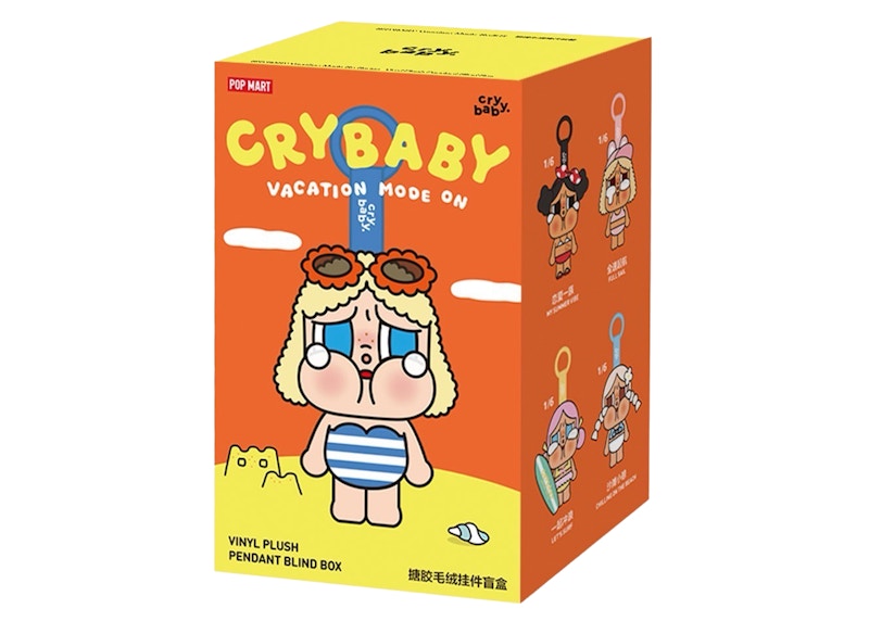 Pop Mart Crybaby Vacation Mode On Series Vinyl Plush Pendant