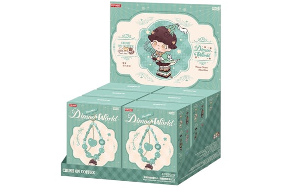 Pop Mart DIMOO Crush on Coffee Series Phone Charm Sealed Case (6 Blind Box)