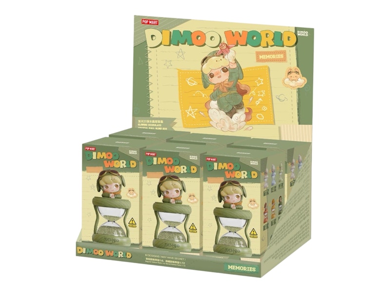 Pop Mart DIMOO Memories We Hold Series Glowing Hourglass Crystal Ball Sealed Case (6 Blind Box)