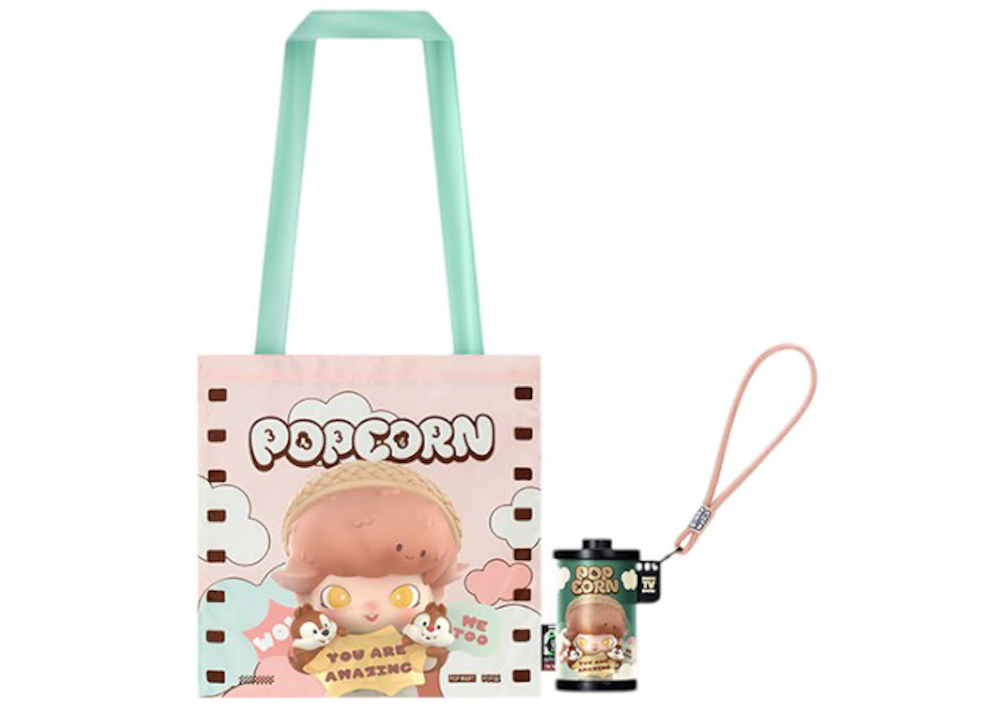 Pop Mart DIMOO World x Disney Series Chip and Dale Storage Bag - US
