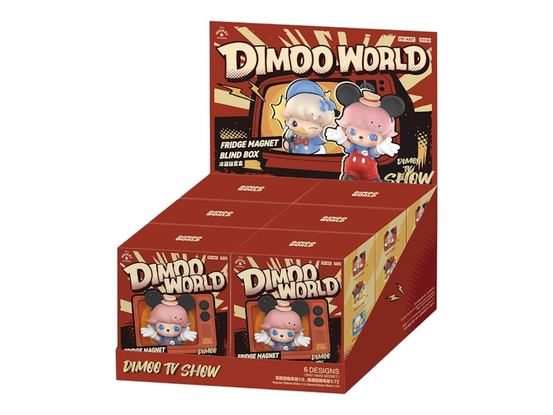 Pop Mart DIMOO World x Disney Series Fridge Magnet Sealed