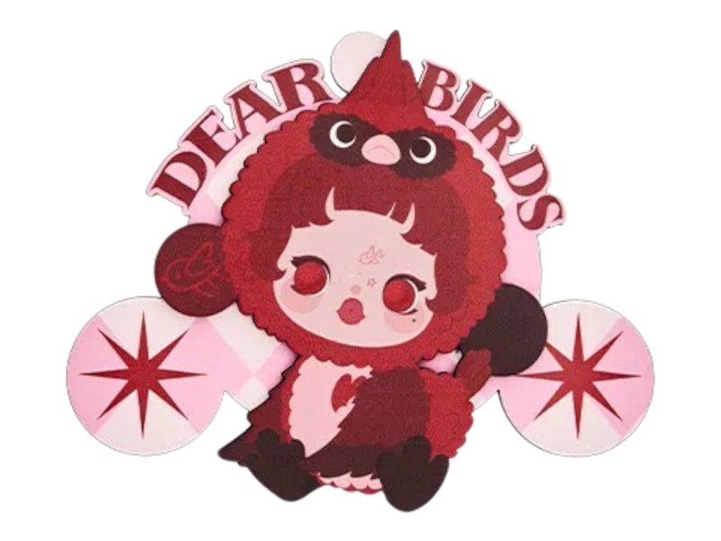 Pop Mart Dear Birds Series A Dawn Duet Fridge Magnet