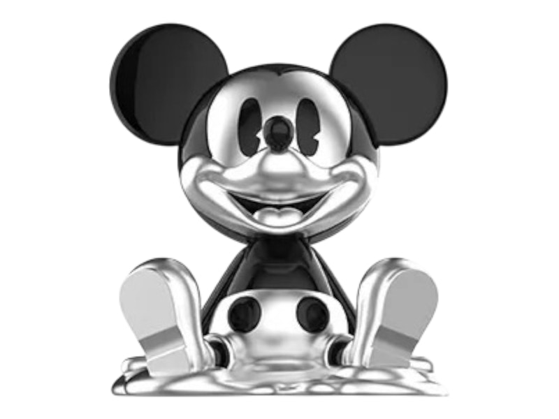 Pop Mart Disney Mickey Boundless Creativity Series Silver Fluid