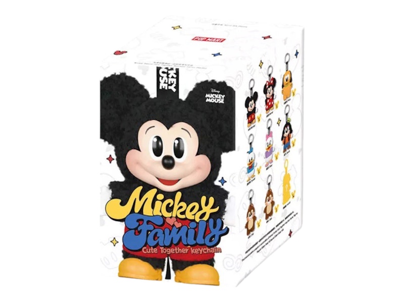 Pop Mart Disney Mickey Family Together Series Plush Keychain