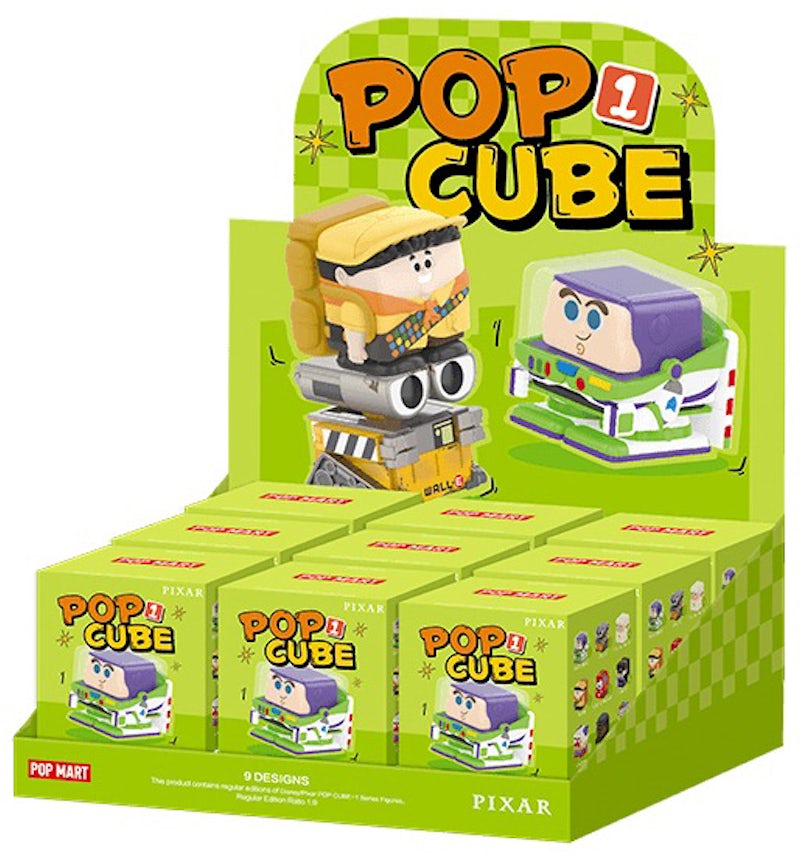 Pop Mart Disney Pixar Pop Cube-1 Series Figures Sealed Case (9 Blind ...