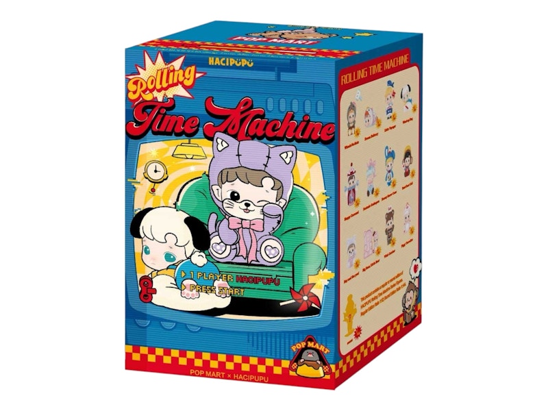 Pop Mart Hacipupu Rolling Time Machine Series Figures Single