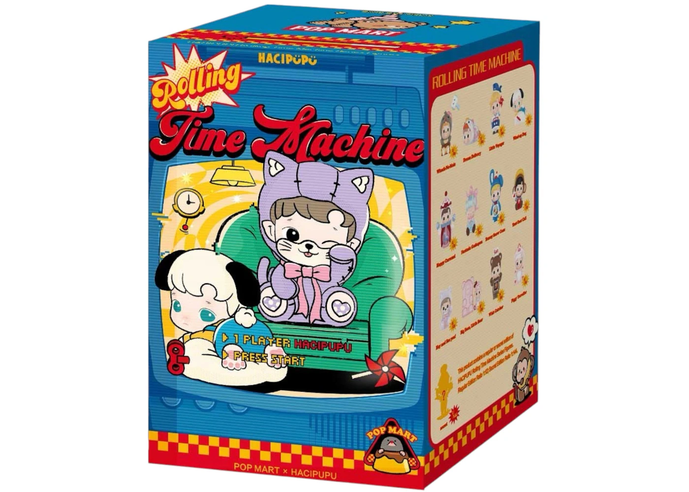 Pop Mart Hacipupu Rolling Time Machine Series Figures Single Blind Box ...