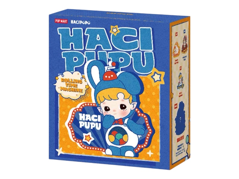 Pop Mart Hacipupu Rolling Time Machine Series Fridge Magnet