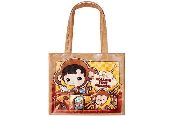 Pop Mart Hacipupu Rolling Time Machine Series Tote Bag Tote Bag