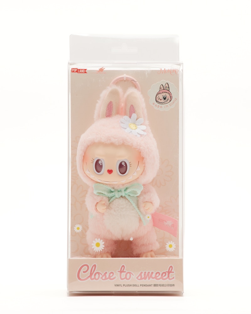 POPMART LABUBU MOKOKO 第1代 Close tosweet Pop Mart Labubu Mokoko Close to Sweet Vinyl Plush Pendant - US