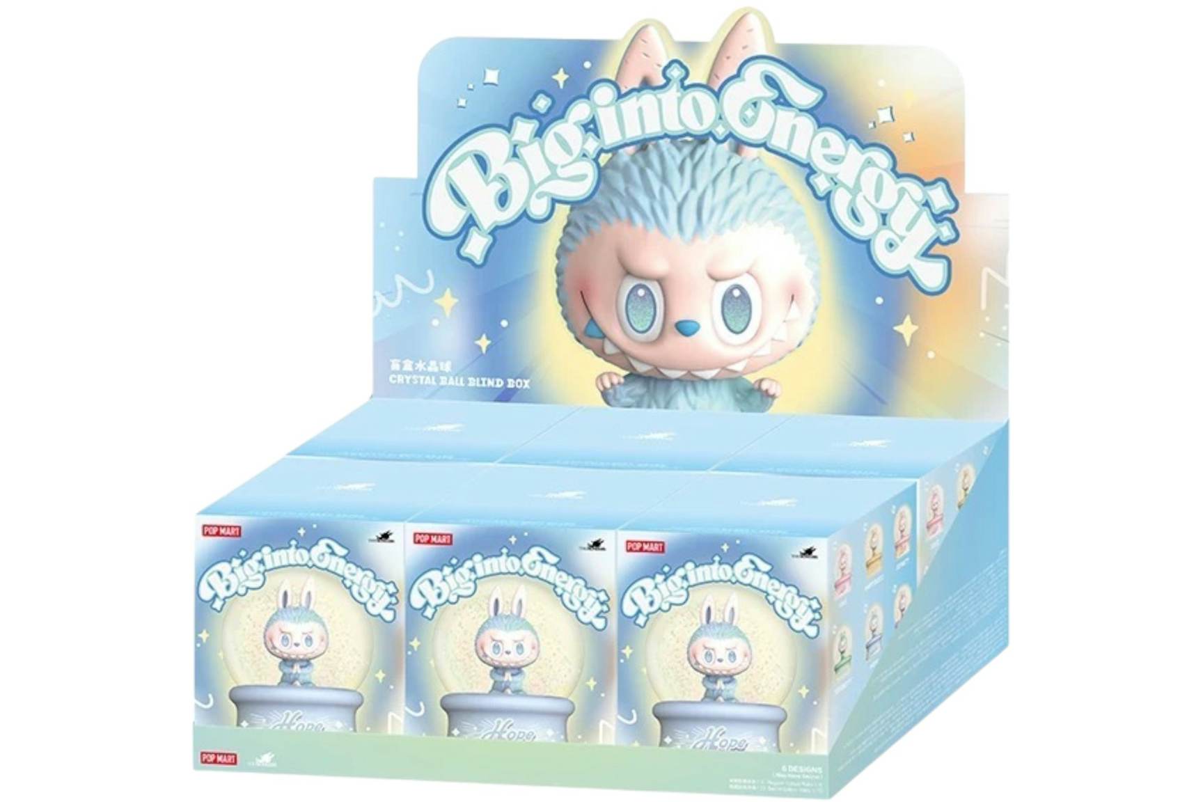 Pop Mart Labubu The Monsters Big into Energy Series Crystal Ball Sealed ...