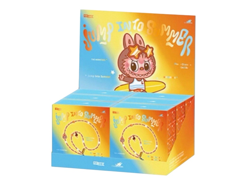 Pop Mart Labubu The Monsters Jump Into Summer Series Long Necklace