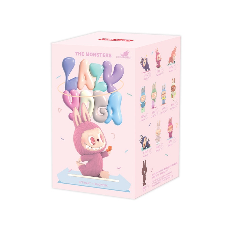 Pop Mart Labubu The Monsters Lazy Yoga Series Figures Single