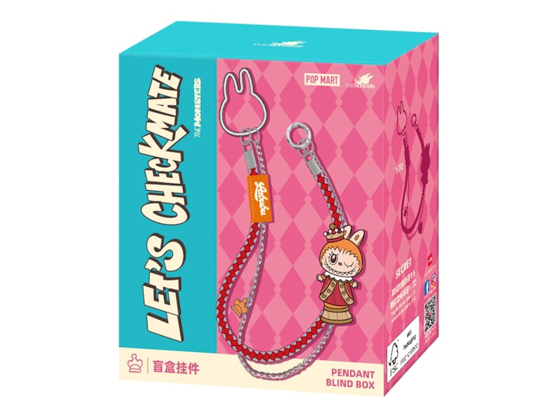 Pop Mart Labubu The Monsters Let's Checkmate Series Pendant