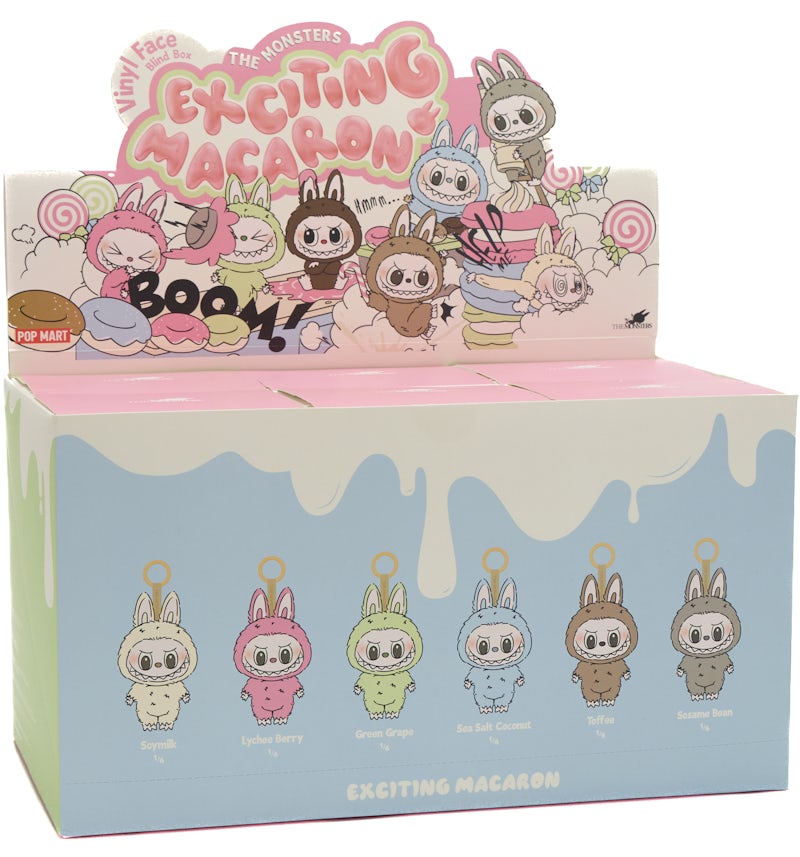 Pop Mart Labubu The Monsters Exciting Macaron Vinyl Face Blind Box Whole Set - US Pop Mart Labubu The Monsters Exciting Macaron Vinyl Face Blind Box Whole Set - US