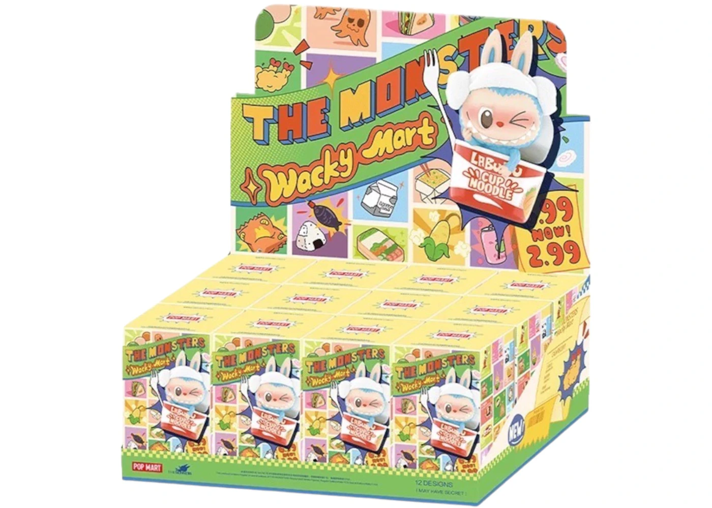 Pop Mart Labubu The Monsters Wacky Mart Series Figure Sealed Case (12 ...