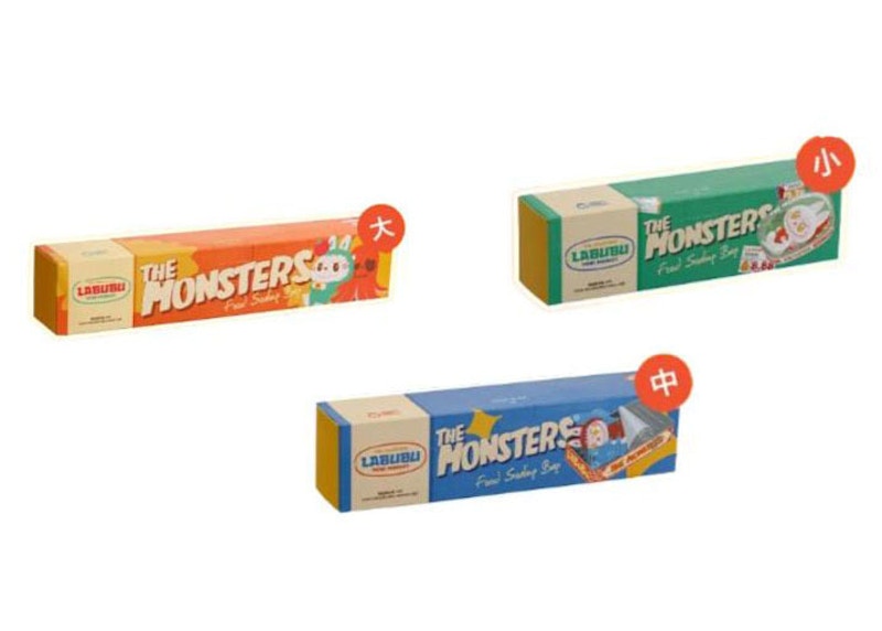 Pop Mart Labubu The Monsters Wacky Mart Series Food Sealing Bag