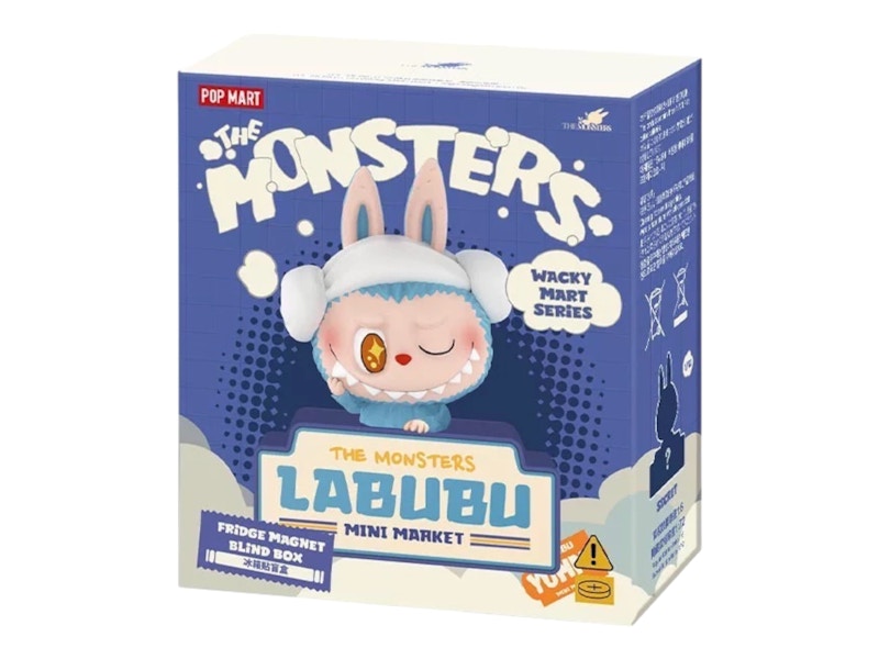 Pop Mart Labubu The Monsters Wacky Mart Series Fridge Magnet