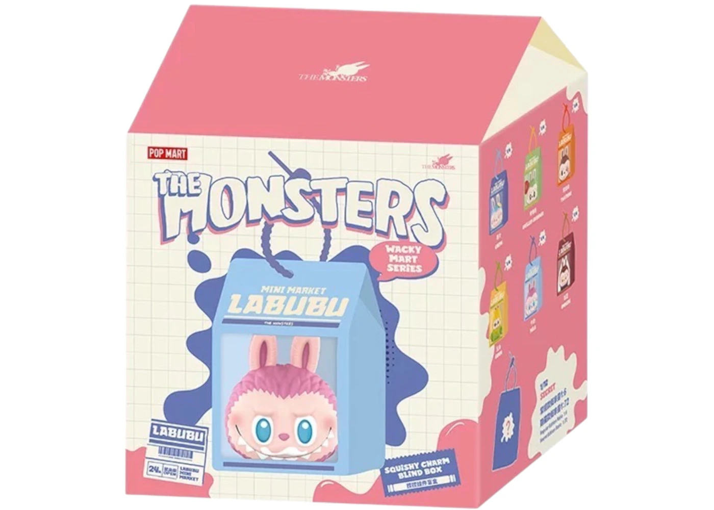 Pop Mart Labubu The Monsters Wacky Mart Series, ciondolo a forma di ...