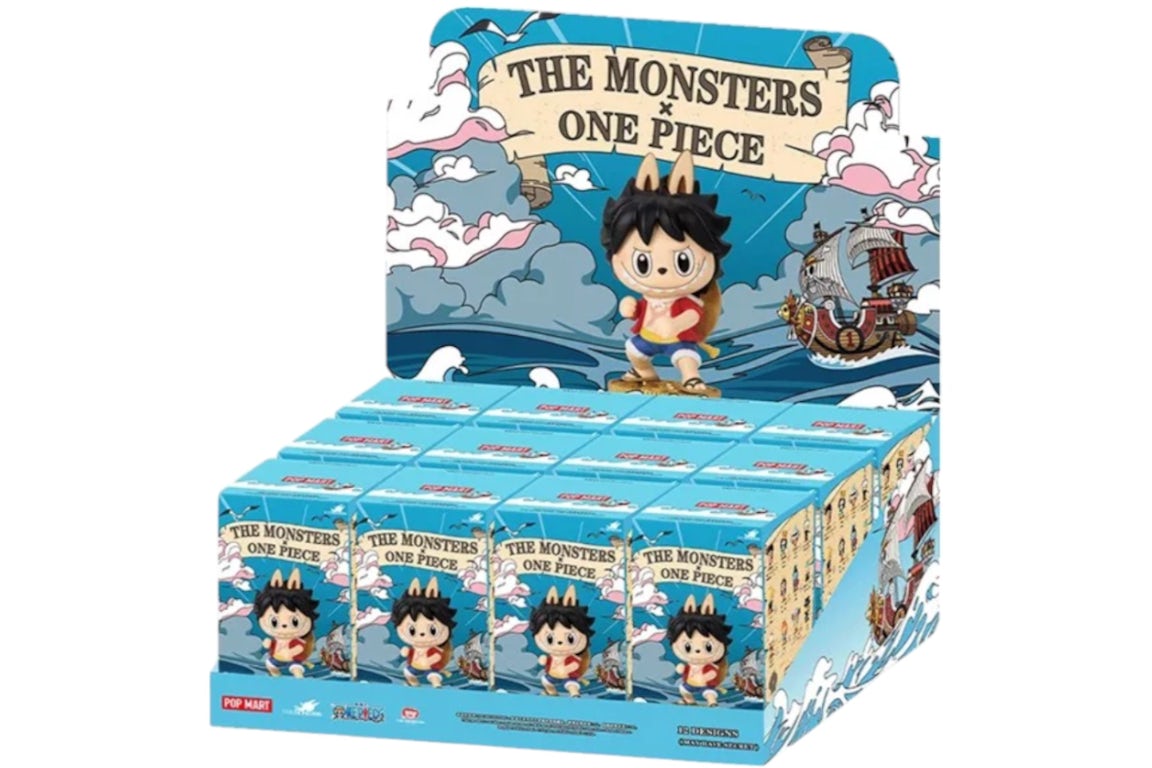 Pop Mart Labubu The Monsters x One Piece Series Sealed Case (12 Blind ...