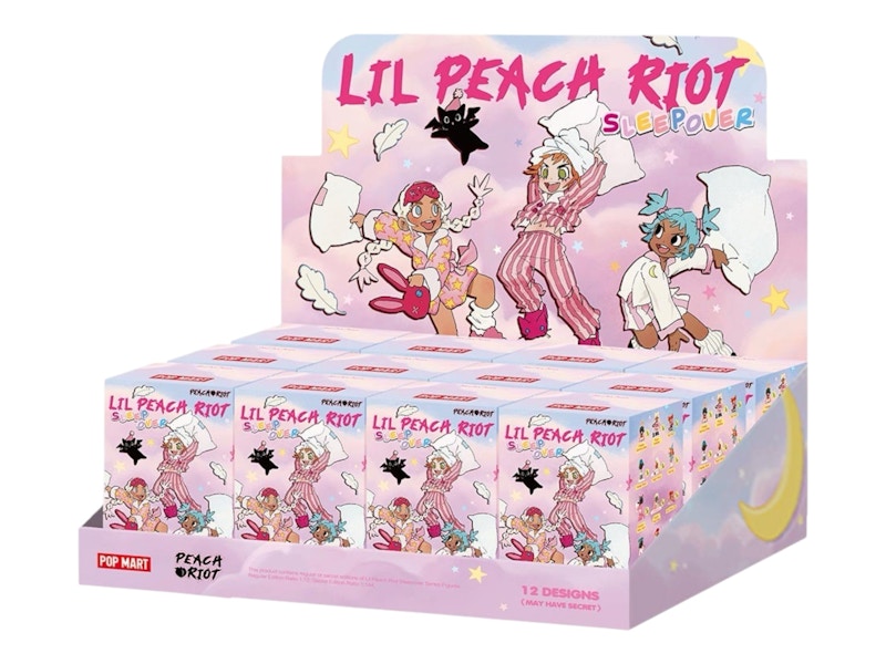 Pop Mart Lil Peach Riot Sleepover Series Figures Sealed Case (12