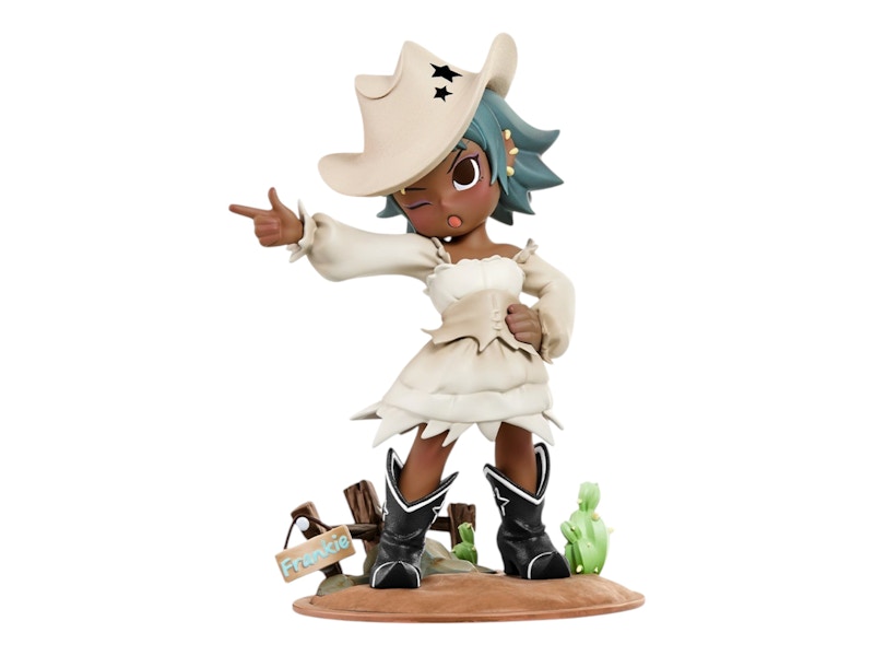Pre-owned Pop Mart Lil Peach Riot Western Riot Frankie Figurine In Multi