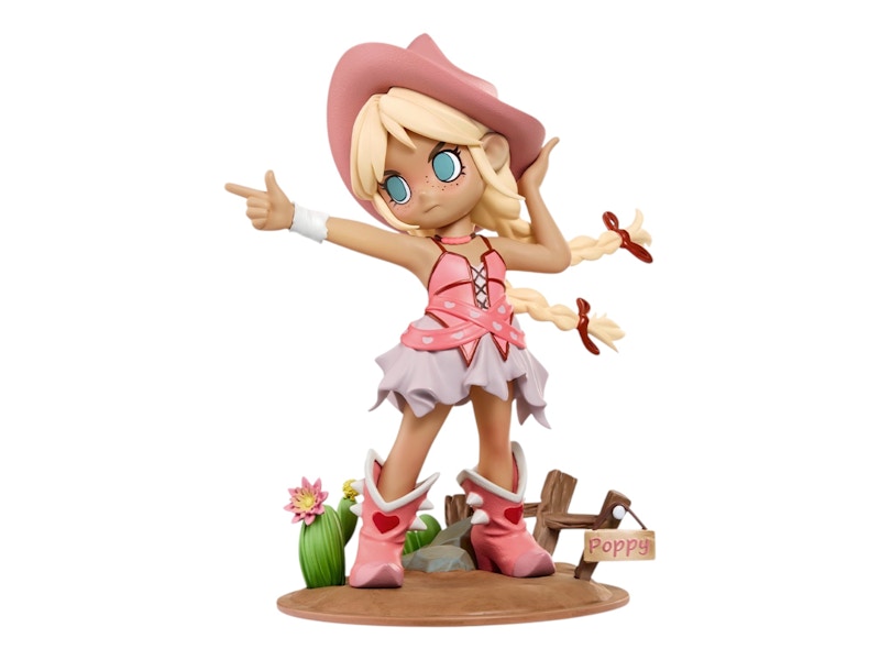 Pre-owned Pop Mart Lil Peach Riot Western Riot Poppy Figurine In Multi