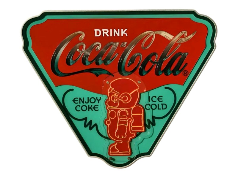 Pop Mart MEGA SPACE MOLLY Iconic Coca-Cola-Decorative Light Sign