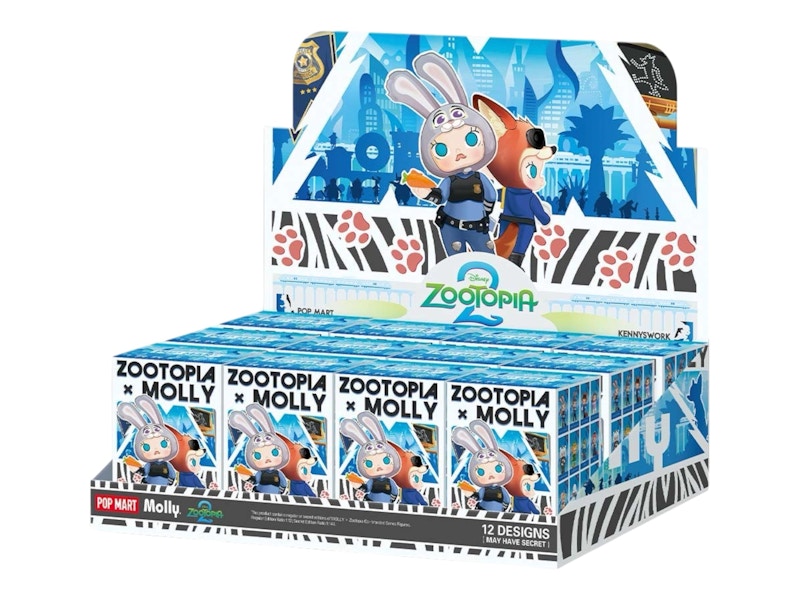 Zootopia x Molly フィギュア Pop Mart MOLLY x Zootopia Co-branded Series Figure Single Blind