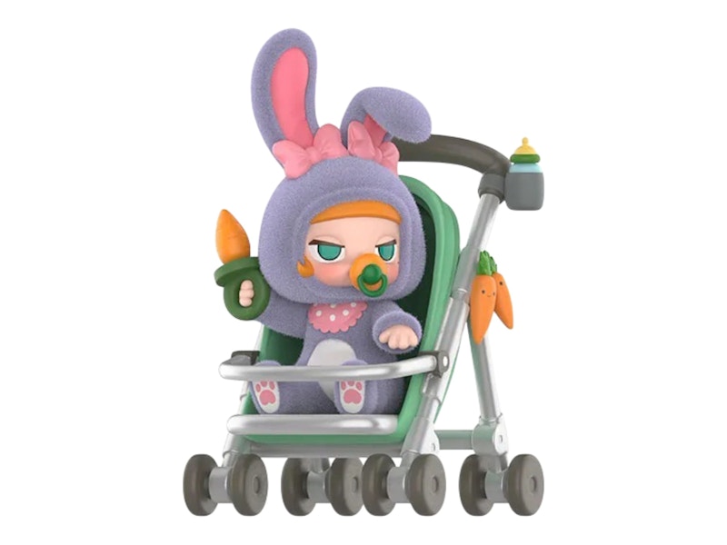 ズートピア　MOLLY シークレット Finnick in Stroller Pop Mart MOLLY x Zootopia Co-branded Series Finnick in Stroller