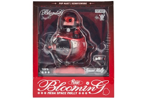 Pop Mart Mega Space Molly Blooming Series Rose 100 - US Pop Mart Mega Space Molly Blooming Series Rose 100 - US