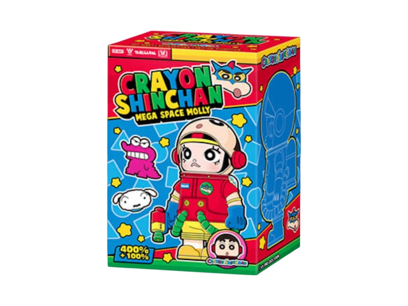 MEGA SPACE MOLLY 400%+100% しんちゃんVer. MEGA SPACE MOLLY 400%+100% Crayon Shinchan - POP MART