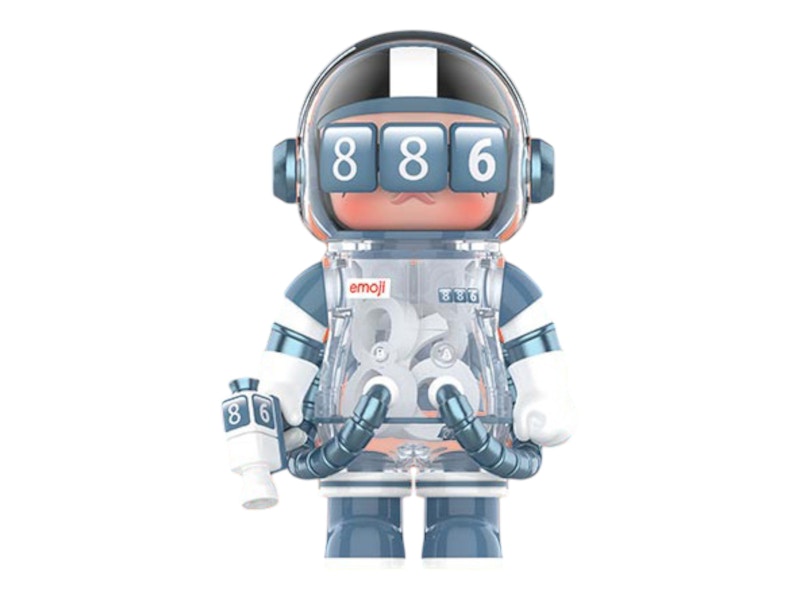 Pop Mart Mega Space Molly x emoji Series 886 100% - US