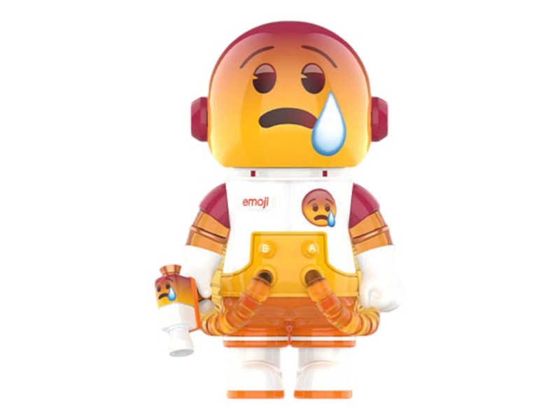 Mollyです☻ MEGA SPACE MOLLY 100% X emoji Series CAUTION THE GHOST IS