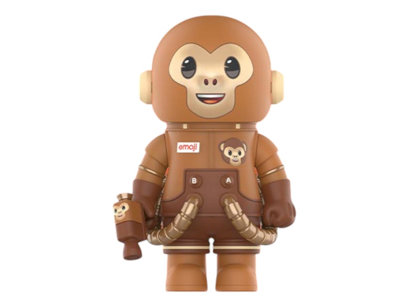 Pop Mart Mega Space Molly x emoji Series Monkey Business 100% - US