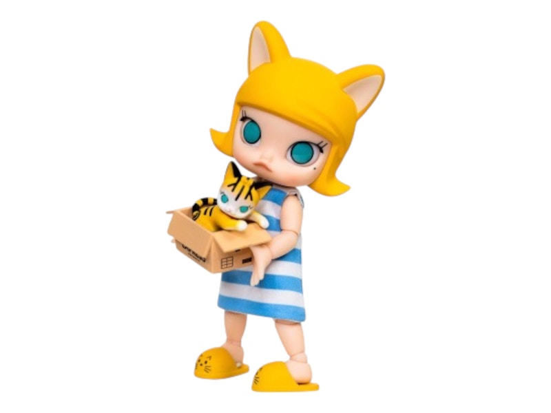 その他 MOLLY Peekaboo 1/8 Figure WHITE CAT Pop Mart Molly Peekaboo 1/8 Action Figure White Cat Regular