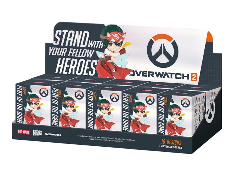 Pop Mart Overwatch Play of the Game Series Figures Sealed Case (10 Blind Box)