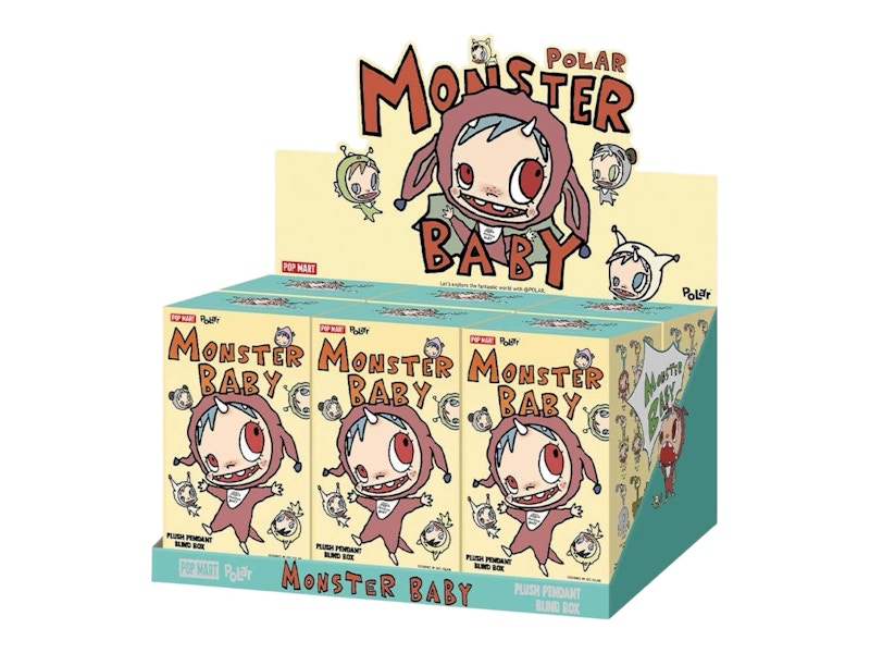Pop Mart POLAR Monster Baby Collection Series Plush Pendant Ver.1