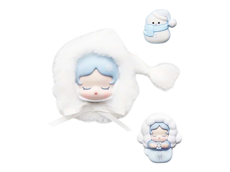 POP BEAN Fluffy & Cozy シークレット SKULLPANDA Pop Mart POP BEAN Fluffy & Cozy Series SKULLPANDA Fuzzy Snowman