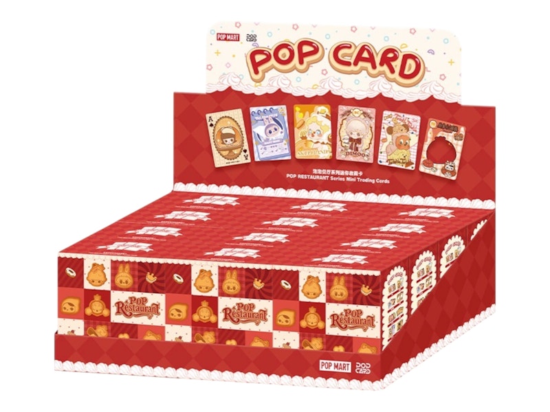 Pop Mart POP RESTAURANT Series Mini Trading Card Sealed Case (12