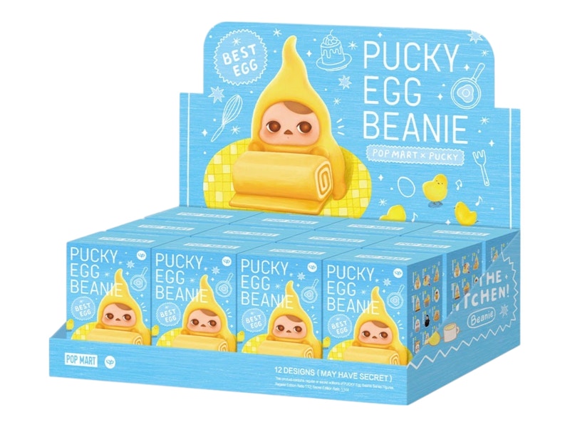 【アソート】POPMART PUCKY EGG BEANIE PUCKY Egg Beanie Series Figures - POP MART (United States)