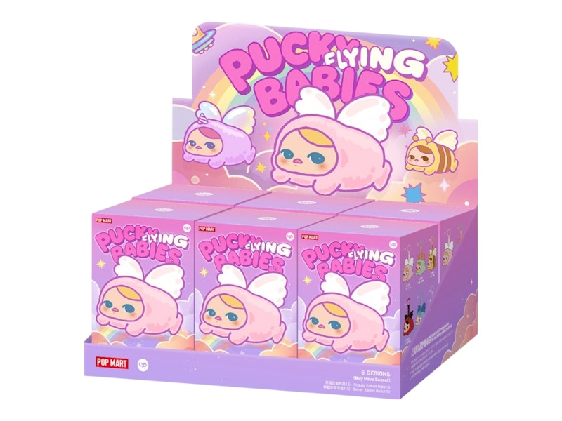 Pop Mart PUCKY FLYING BABIES SERIES Plush Pendant Sealed Case (6 Blind Box)  - US