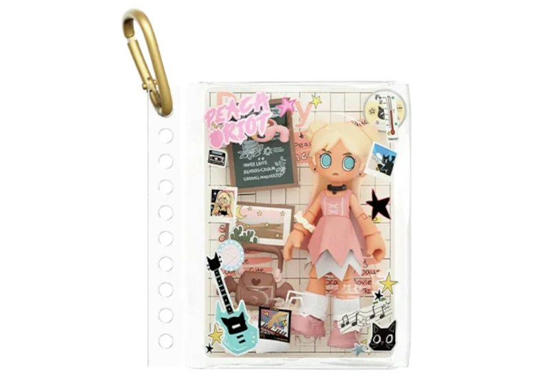 PeachRiot Carry the Musicブロックペンダントシークレット Pop Mart Peach Riot Power Carry The Music Series : Poppy Chill