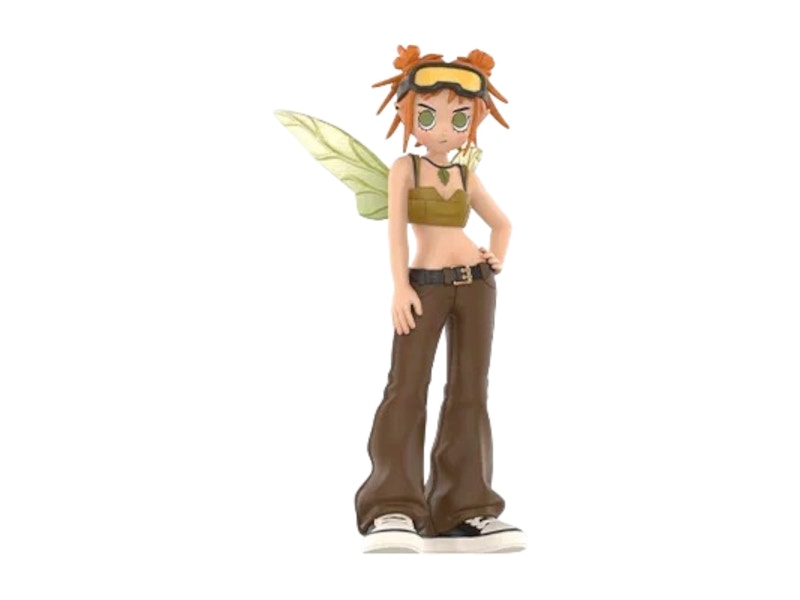 Pop Mart Peach Riot Punk Fairy Series Gigi Leaf Figure