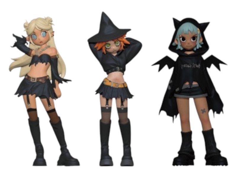 POP MART PEACH RIOT WITCHY PUNK 3体セット Pop Mart Peach Riot Witchy Punk Figure Set of 3 - US