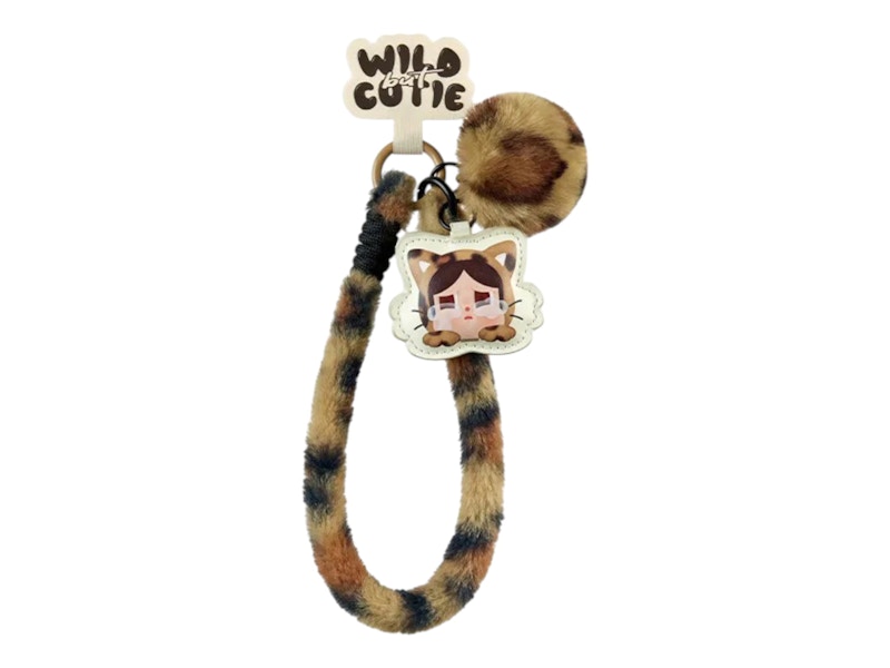 Pre-owned Pop Mart Crybaby Wild But Cutie Series Wild Cutie (secret Edition) Phone Charm