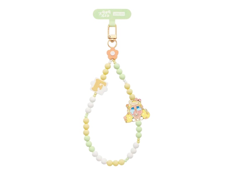 Pre-owned Pop Mart Hand In Hand Series Falling For The Bloom Phone Charm