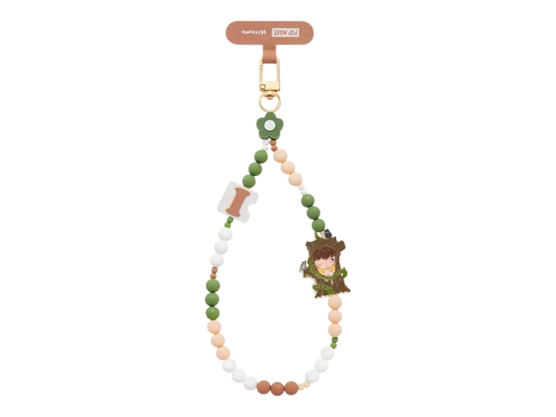Pre-owned Pop Mart Hand In Hand Series Intervals Of Silence Phone Charm In Multi