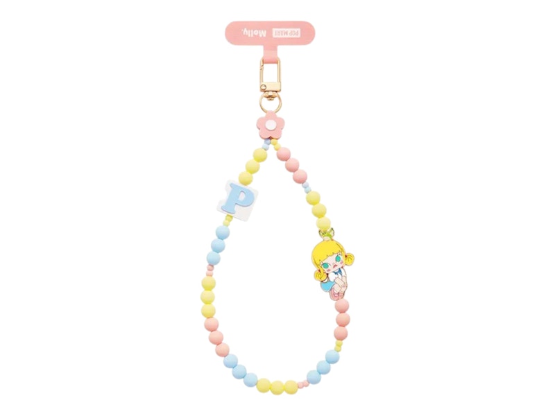 Pre-owned Pop Mart Hand In Hand Series Piloting The Way Phone Charm In Multi